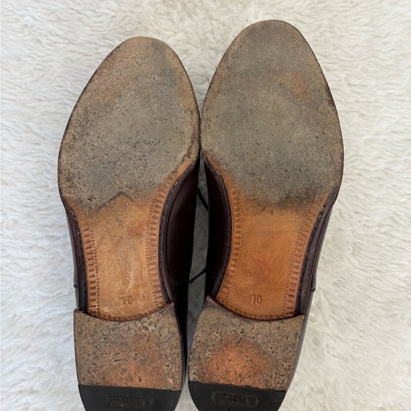 a. testoni Dark Brown Leather Men\'s Dress Shoes size 10 M main image 7
